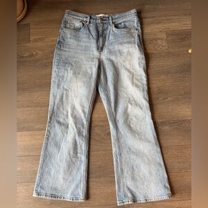 Denim Forum The Twiggy High Rise Flare Jean - Size 31 - 28 Length